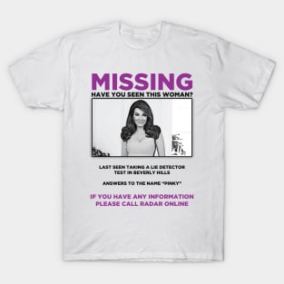 Missing: Have you seen LVP? T-Shirt